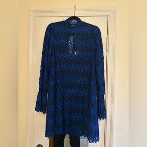 Free People Blue Long Sleeve Dress